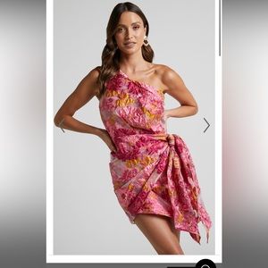 Reverse Brailey Dress in Pink Floral